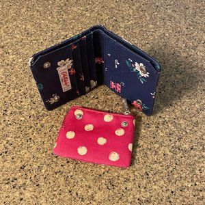 Cath Kidston folding wallet with coin purse.
